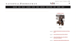 Desktop Screenshot of nationalhorseman.com